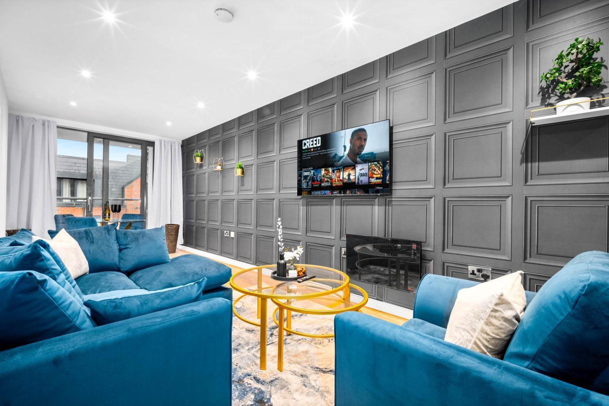 Luxury Two Bedroom Apartment - City Ceentre - Balcony - Jq - Netflix & Wifi - 11B Birmingham Bagian luar foto