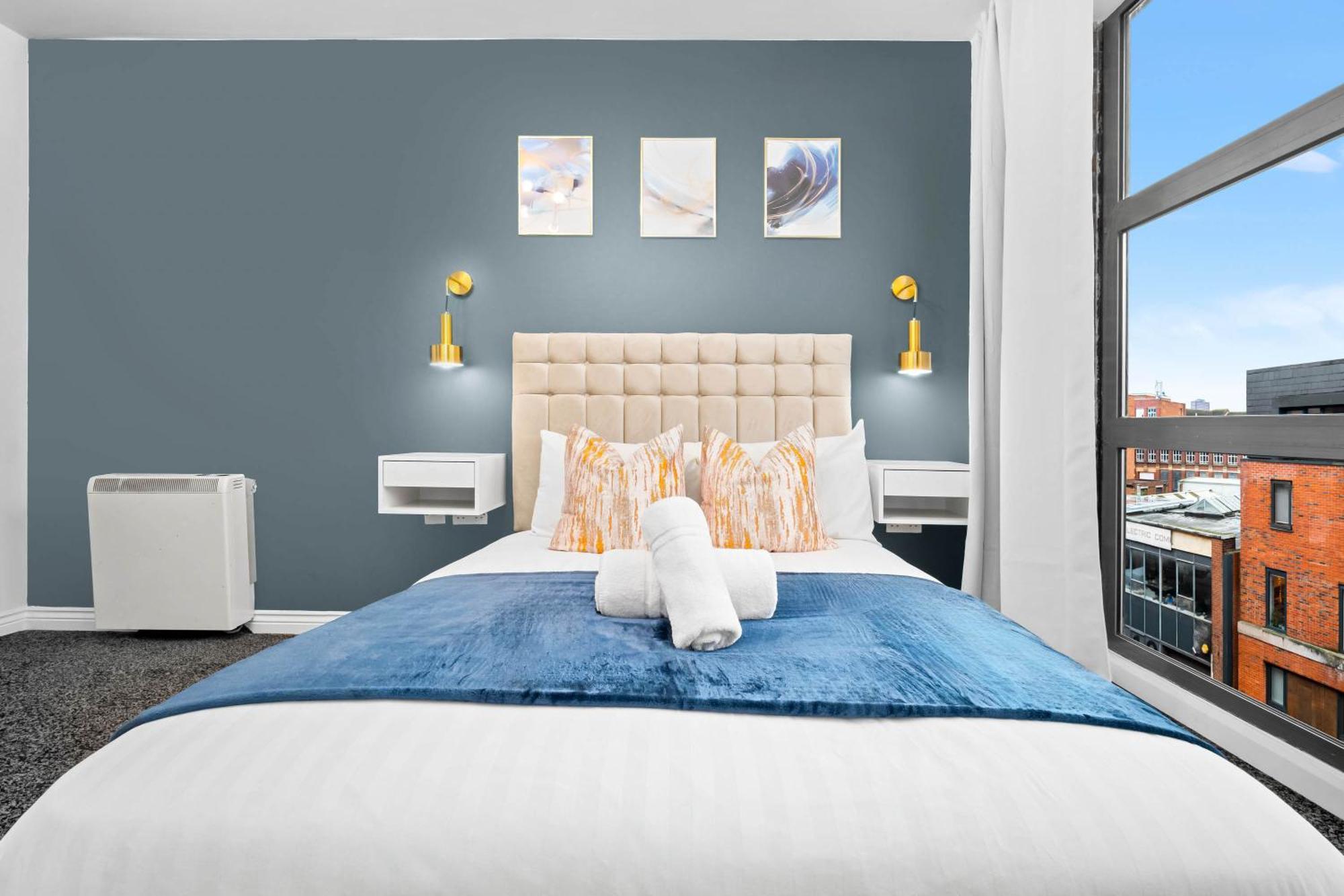 Luxury Two Bedroom Apartment - City Ceentre - Balcony - Jq - Netflix & Wifi - 11B Birmingham Bagian luar foto